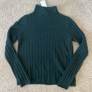 Madewell Mockneck Sweater | Forest Green | NWT | Size Medium